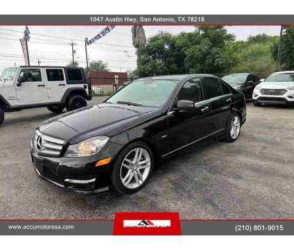 2012 Mercedes-Benz C-Class for sale is a Black 2012 Mercedes-Benz C Class Car for Sale in San Antonio TX