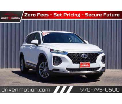 2019 Hyundai Santa Fe for sale is a White 2019 Hyundai Santa Fe Car for Sale in Greeley CO