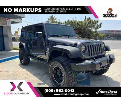 2016 Jeep Wrangler for sale is a Grey 2016 Jeep Wrangler Car for Sale in Rialto CA