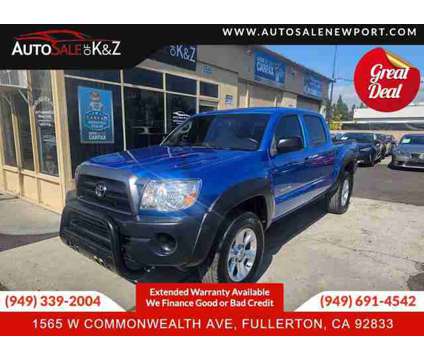 2010 Toyota Tacoma Double Cab for sale is a Blue 2010 Toyota Tacoma Double Cab Car for Sale in Fullerton CA