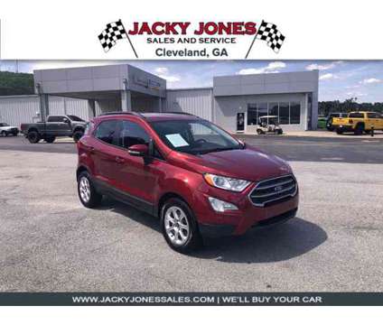 2021 Ford EcoSport SE is a Red 2021 Ford EcoSport SE Car for Sale in Cleveland GA