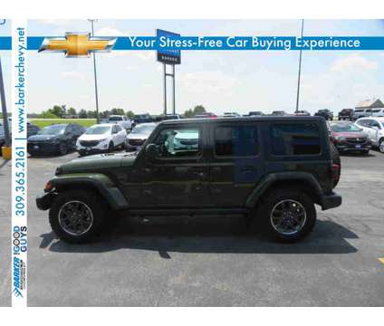 2021UsedJeepUsedWranglerUsed4x4 is a Green 2021 Jeep Wrangler Car for Sale in Lexington IL