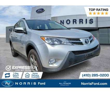 2015 Toyota RAV4 XLE is a Silver 2015 Toyota RAV4 XLE Car for Sale in Dundalk MD