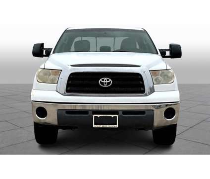 2007UsedToyotaUsedTundraUsed2WD Double 145.7 5.7L V8 is a White 2007 Toyota Tundra Car for Sale in Richmond TX