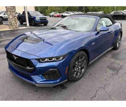 2024 Ford Mustang GT Premium Convertible is a Blue 2024 Ford Mustang GT Convertible in Hayesville NC