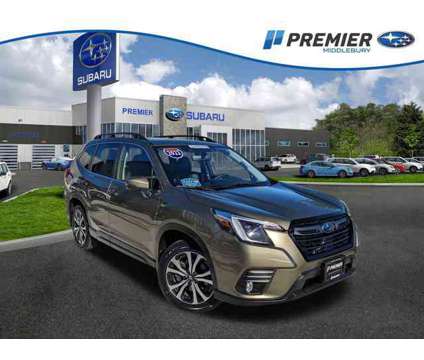 2023 Subaru Forester Limited is a Green 2023 Subaru Forester 2.5i Car for Sale in Middlebury CT