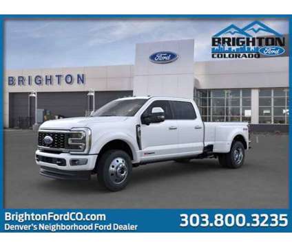 2024 Ford Super Duty F-450 DRW Limited is a White 2024 Ford Car for Sale in Brighton CO