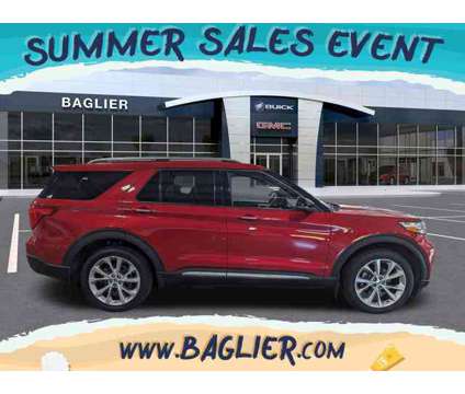 2021 Ford Explorer Platinum Premium Leather Heated/Cooled Nav is a Red 2021 Ford Explorer Platinum Car for Sale in Butler PA