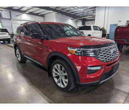 2021 Ford Explorer Platinum Premium Leather Heated/Cooled Nav is a Red 2021 Ford Explorer Platinum Car for Sale in Butler PA