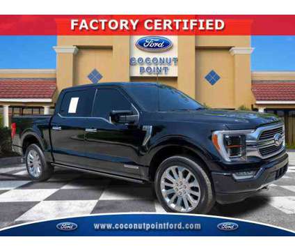 2021 Ford F-150 Limited is a Black 2021 Ford F-150 Limited Car for Sale in Estero FL