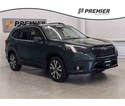 2023 Subaru Forester Limited is a Green 2023 Subaru Forester 2.5i Car for Sale in Branford CT