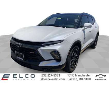 2024 Chevrolet Blazer RS is a White 2024 Chevrolet Blazer 4dr Car for Sale in Ballwin MO