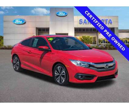 2016 Honda Civic EX-T is a Red 2016 Honda Civic EX Car for Sale in Sarasota FL