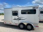 2024 Shadow 2 Horse Straight Load Bumper Pull Trailer 2 horses