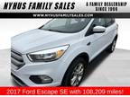 2017 Ford Escape White, 108K miles