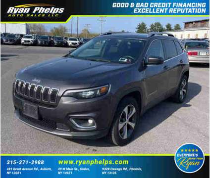 2019 Jeep Cherokee for sale is a Grey 2019 Jeep Cherokee Car for Sale in Auburn NY