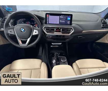 2024 BMW X3 xDrive30i is a Blue 2024 BMW X3 xDrive30i SUV in Endicott NY