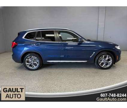 2024 BMW X3 xDrive30i is a Blue 2024 BMW X3 xDrive30i SUV in Endicott NY