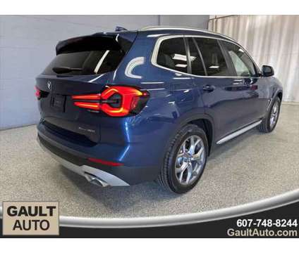 2024 BMW X3 xDrive30i is a Blue 2024 BMW X3 xDrive30i SUV in Endicott NY