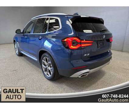 2024 BMW X3 xDrive30i is a Blue 2024 BMW X3 xDrive30i SUV in Endicott NY