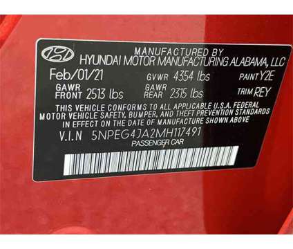 2021 Hyundai Sonata SE is a Red 2021 Hyundai Sonata SE Sedan in Kennesaw GA