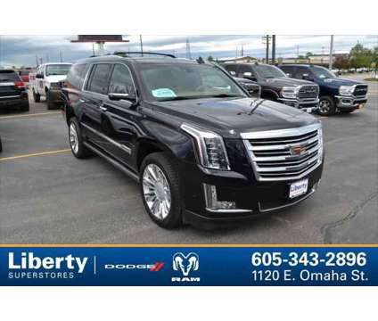 2017 Cadillac Escalade ESV Platinum is a Black 2017 Cadillac Escalade ESV Platinum SUV in Rapid City SD