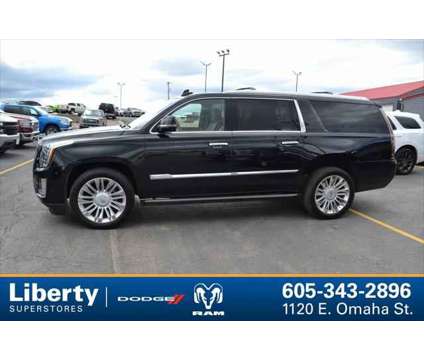 2017 Cadillac Escalade ESV Platinum is a Black 2017 Cadillac Escalade ESV Platinum SUV in Rapid City SD