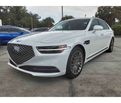 2021 Genesis G90 5.0 Ultimate RWD is a White 2021 Genesis G90 5.0 Ultimate Car for Sale in Melbourne FL