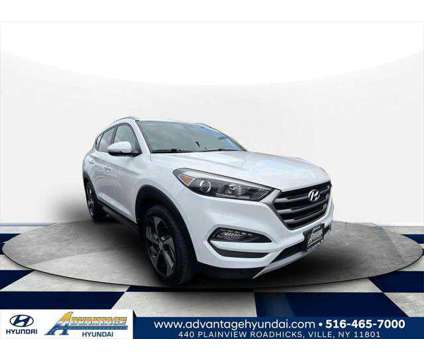 2017 Hyundai Tucson Sport is a White 2017 Hyundai Tucson Sport SUV in Hicksville NY