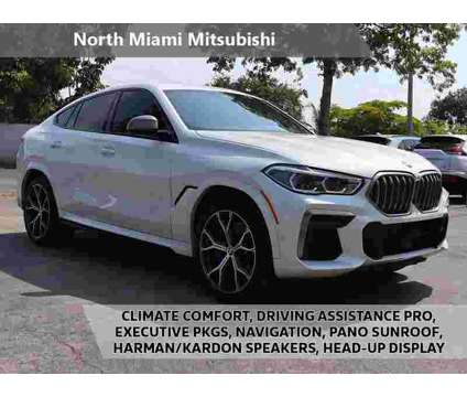 2022 BMW X6 M50i is a White 2022 BMW X6 SUV in Miami FL