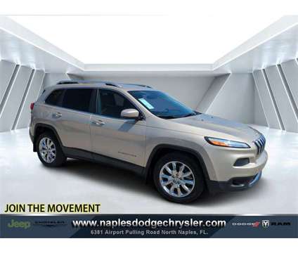 2014 Jeep Cherokee Limited is a Tan 2014 Jeep Cherokee Limited SUV in Naples FL