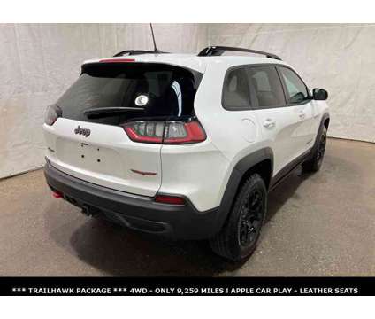 2022 Jeep Cherokee Trailhawk 4WD is a White 2022 Jeep Cherokee Trailhawk SUV in Saint Charles IL