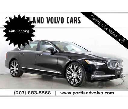 2022 Volvo S90 B6 Inscription is a Black 2022 Volvo S90 Sedan in Scarborough ME