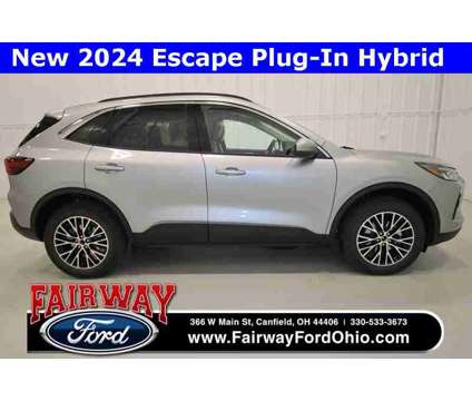 2024 Ford Escape Plug-In Hybrid is a Silver 2024 Ford Escape Hybrid in Canfield OH