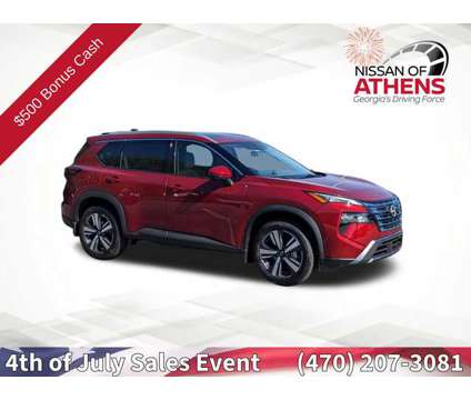 2024 Nissan Rogue SL is a Red 2024 Nissan Rogue SL SUV in Athens GA