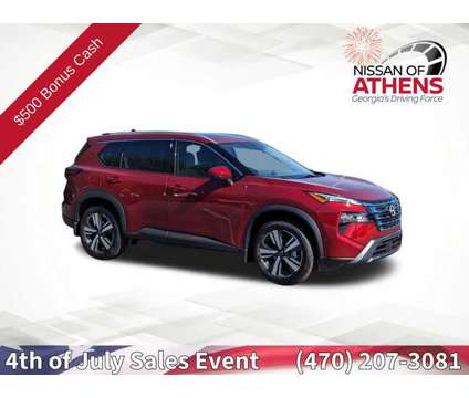 2024 Nissan Rogue SL is a Red 2024 Nissan Rogue SL SUV in Athens GA