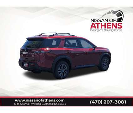 2024 Nissan Pathfinder SV is a Red 2024 Nissan Pathfinder SV SUV in Athens GA