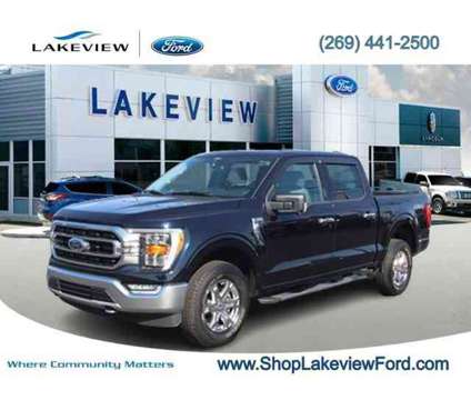 2021 Ford F-150 XLT is a Blue 2021 Ford F-150 XLT Truck in Battle Creek MI