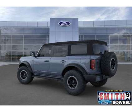 2024 Ford Bronco Outer Banks is a Blue, Grey 2024 Ford Bronco SUV in Lowell IN