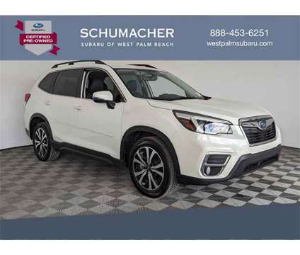 2021 Subaru Forester Limited is a White 2021 Subaru Forester L SUV in West Palm Beach FL