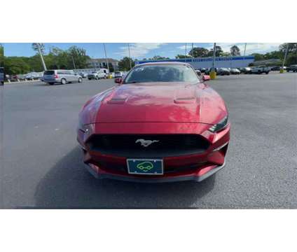 2018 Ford Mustang EcoBoost Premium is a Red 2018 Ford Mustang EcoBoost Premium Coupe in Newport News VA