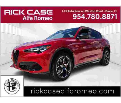 2024 Alfa Romeo Stelvio Veloce is a Red 2024 Alfa Romeo Stelvio SUV in Fort Lauderdale FL