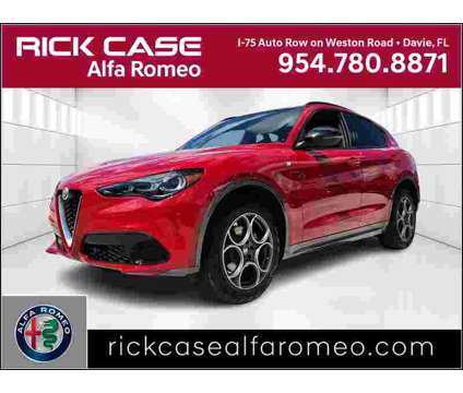 2024 Alfa Romeo Stelvio Ti is a Red 2024 Alfa Romeo Stelvio Ti SUV in Fort Lauderdale FL