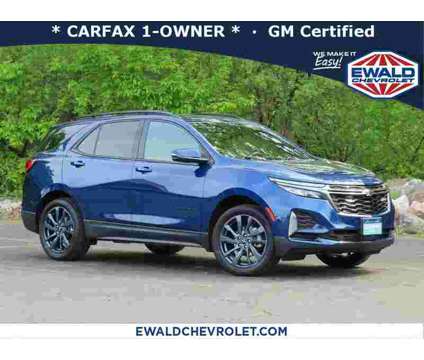 2022 Chevrolet Equinox RS is a Blue 2022 Chevrolet Equinox SUV in Oconomowoc WI