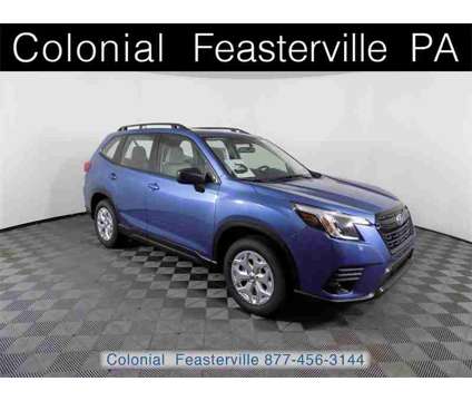 2024 Subaru Forester Base is a Blue 2024 Subaru Forester 2.5i SUV in Feasterville Trevose PA