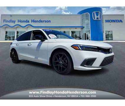 2023 Honda Civic Sport is a Silver, White 2023 Honda Civic Sport Car for Sale in Henderson NV