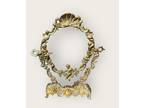 19th Century French Bronze Cherub Angel Frame for Mirror