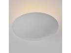 Two Enlighten 'Rey' Perforated Dome Ceiling Lamp in White