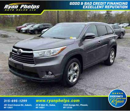 2014 Toyota Highlander for sale is a Grey 2014 Toyota Highlander Car for Sale in Phoenix NY
