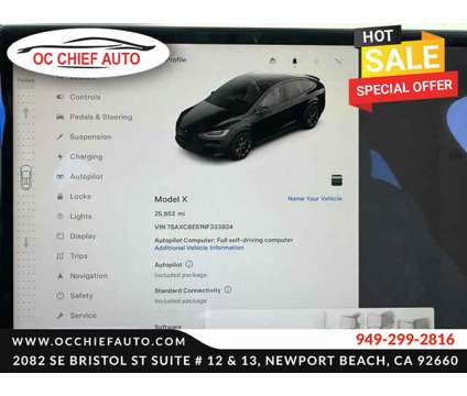 2022 Tesla Model X for sale is a Black 2022 Tesla Model X Car for Sale in Newport Beach CA